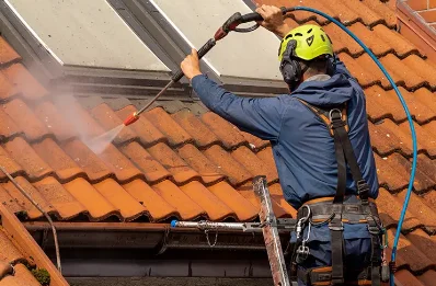 Démoussage et hydrofuge de toiture à Corme-Écluse